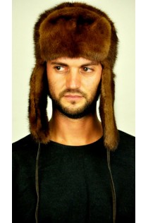 Mink fur hat - Russian style